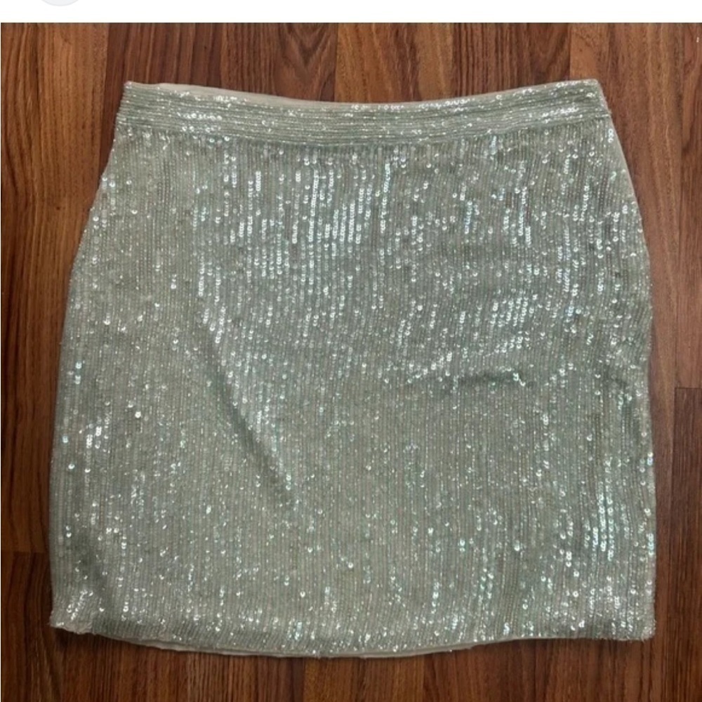 BANANA REPUBLIC Vintage white beaded skirt - Picture 4 of 10